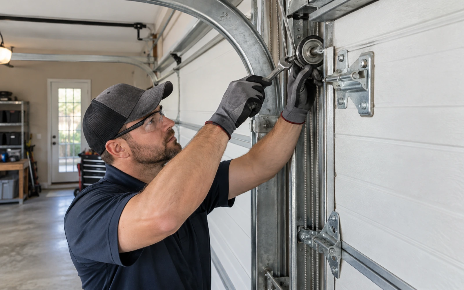 Garage Door Cable And Roller Repair in Sterling Heights